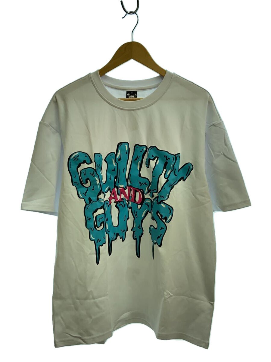 【中古】GUILTY GUYS◆プルオーバー/XL/綿織物/WHT【メンズウェア】