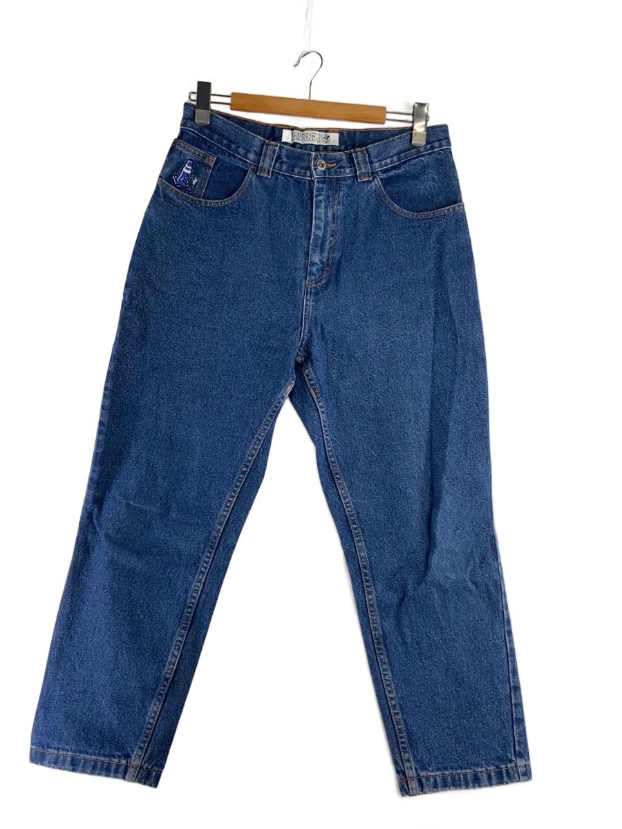 【中古】POLAR SKATE CO.◆下つ方/32/綿織物/IDG/PSC-W21-92DENIM-DRKBLU【メンズウェア】