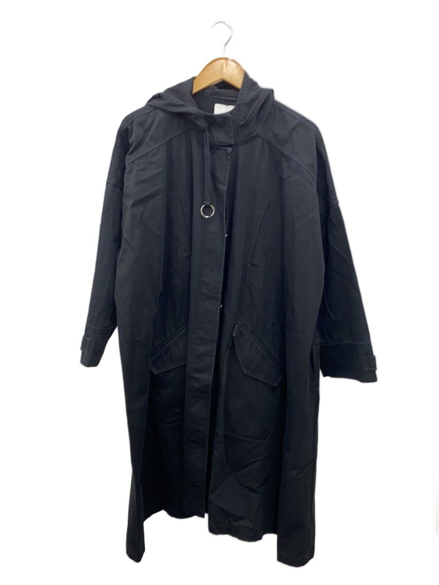 【中古】T by ALEXANDER WANG◆オーバーサイズモッズコート/XS/コットン/BLK/無地/4W273001Q6【レディースウェア】|2nd STREET 店