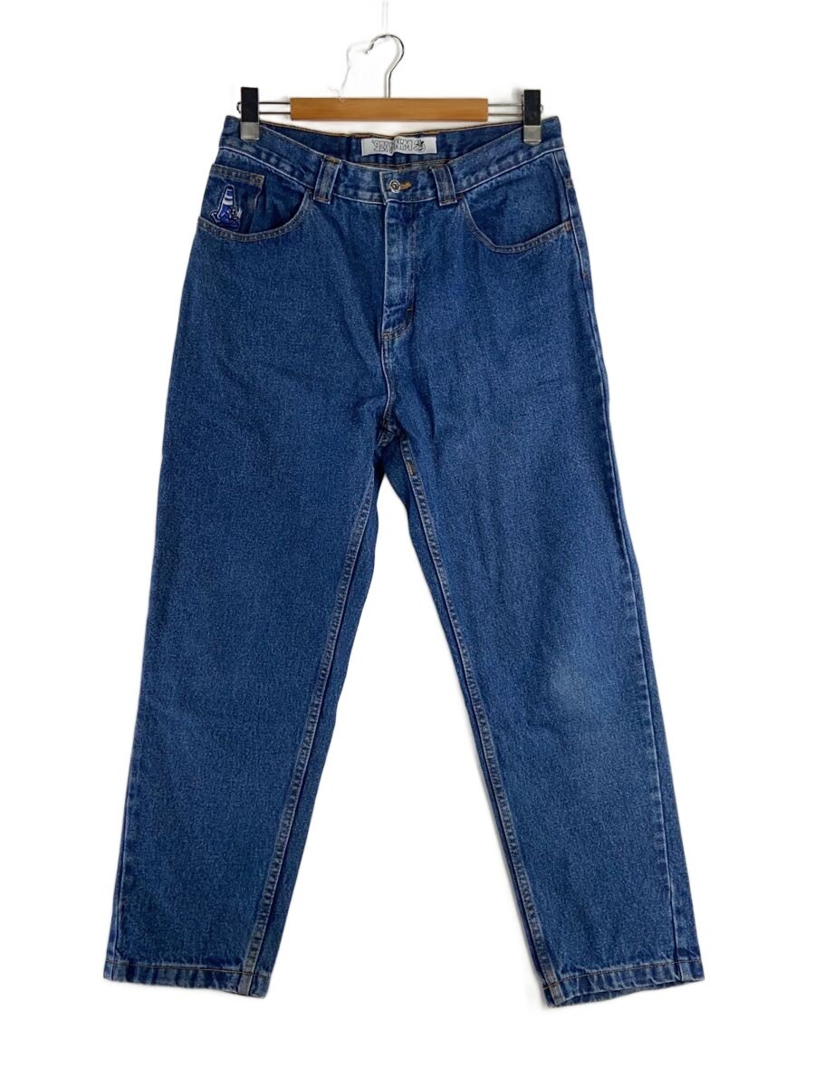 【中古】POLAR SKATE CO.◆下つ方/32/綿織物/IDG/PSC-W21-92DENIM-DRKBLU【メンズウェア】