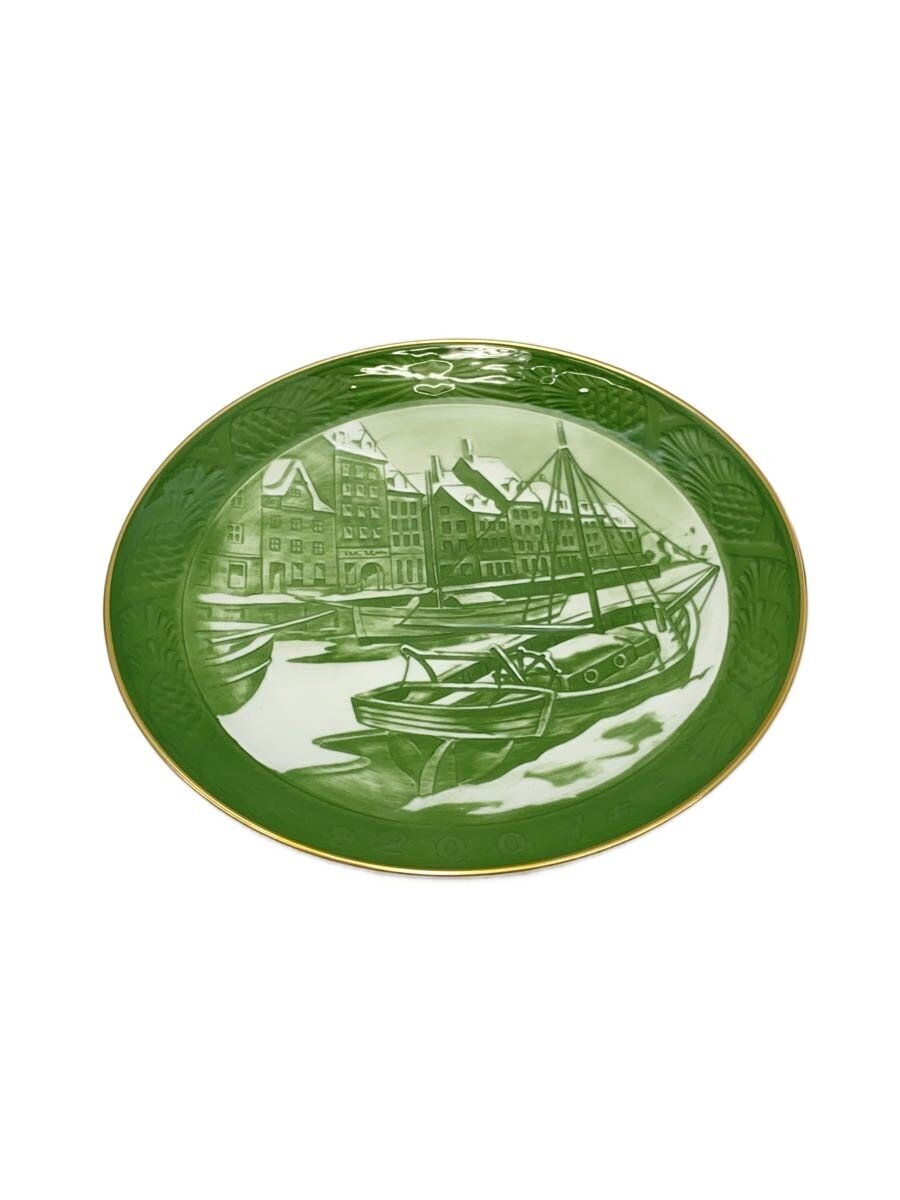 【中古】ROYAL COPENHAGEN◆プレート/GRN【キッチン用品】