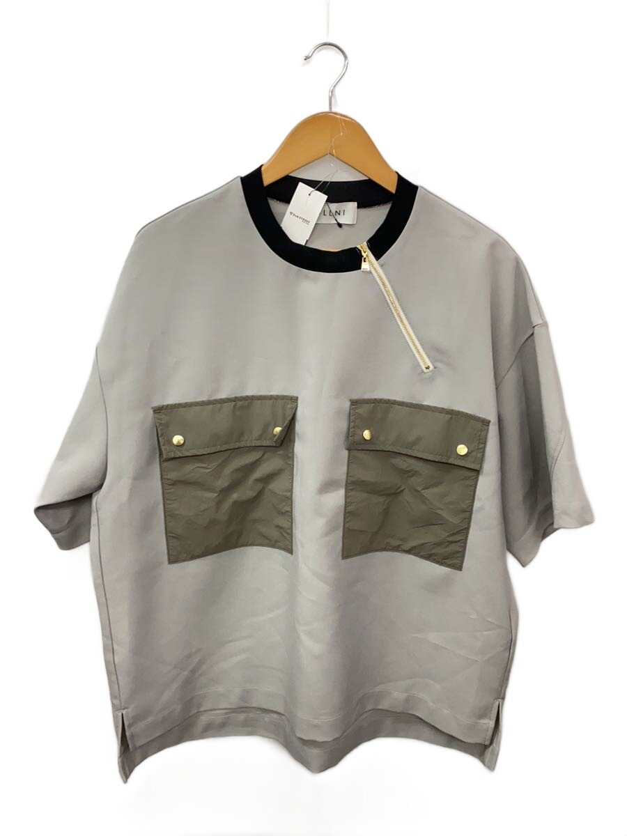 【中古】CULLNI◆プルオーバー/1/ポリエステル/GRY/23-SS-018【メンズウェア】