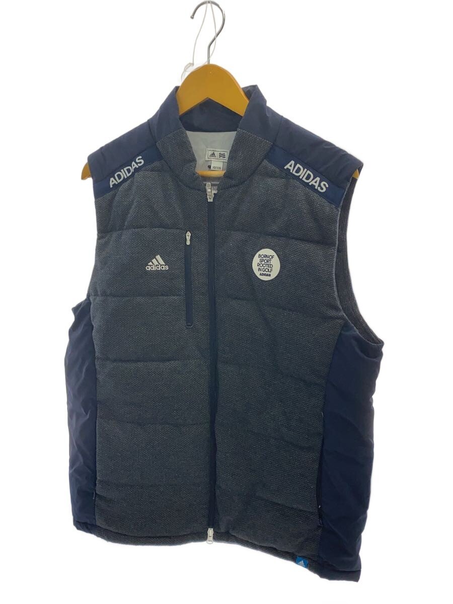 【中古】adidas◆ヘリン/フィールサーモベスト/XO/NVY/U31347【スポーツ】