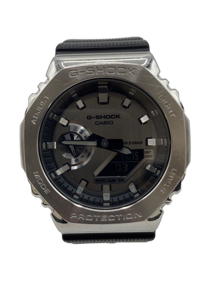 【中古】CASIO◆石英ウオッチ_G-SHOCK/デジアナ/BLK【服飾雑貨他】
