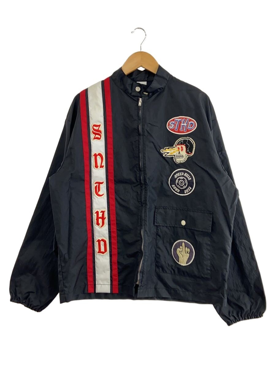 【中古】SAINT MICHAEL◆ナイロン上衣/L/ナイロン/BLK/SM-HR8-0000-C73【メンズウェア】