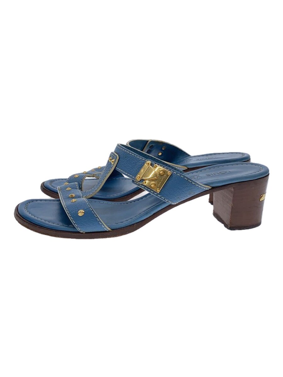 【中古】LOUIS VUITTON◆サンダル/36.5/BLU/スタッズ/レザー【シューズ】｜2ｎｄ STREET 店