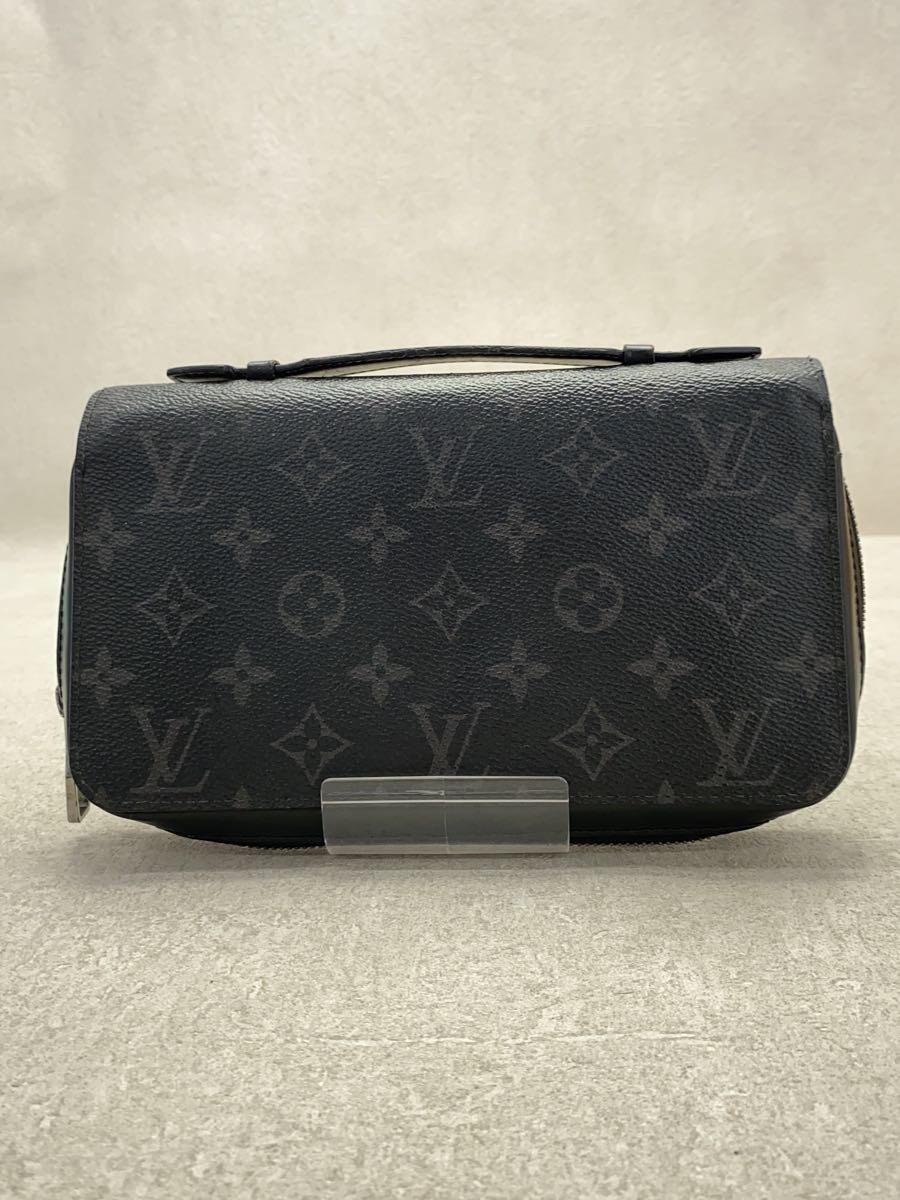 【中古】LOUIS VUITTON◆ジッピーXL_モノグラム・エクリプス_BRW/PVC/BLK/メンズ【服飾雑貨他】｜2ｎｄ STREET 店