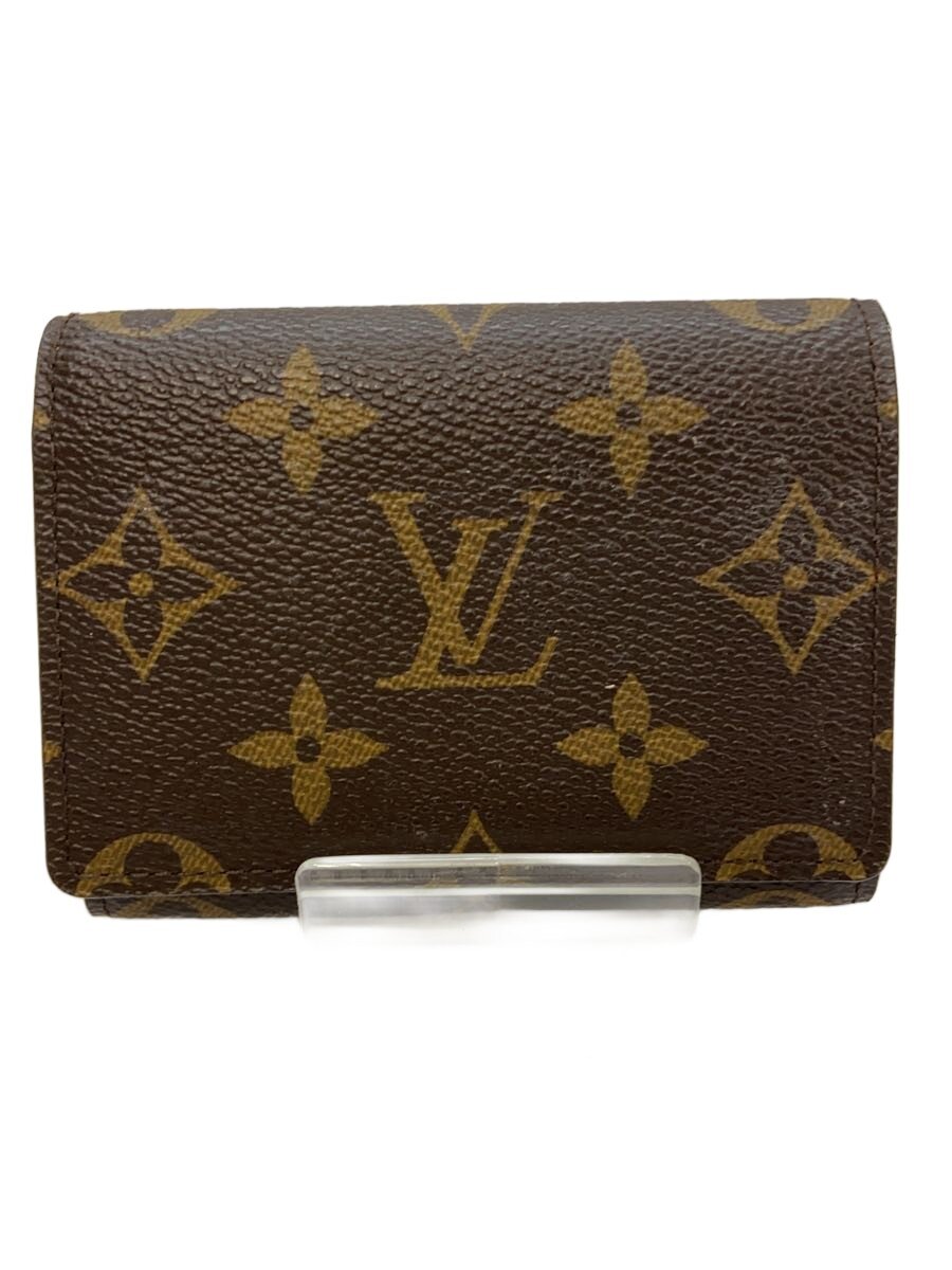 【中古】LOUIS VUITTON◆アンヴェロップ・カルト・ドゥ・ヴィジット_モノグラム・キャンバス/PVC/BRW/総柄/メンズ【服飾雑貨他】|2nd STREET 店