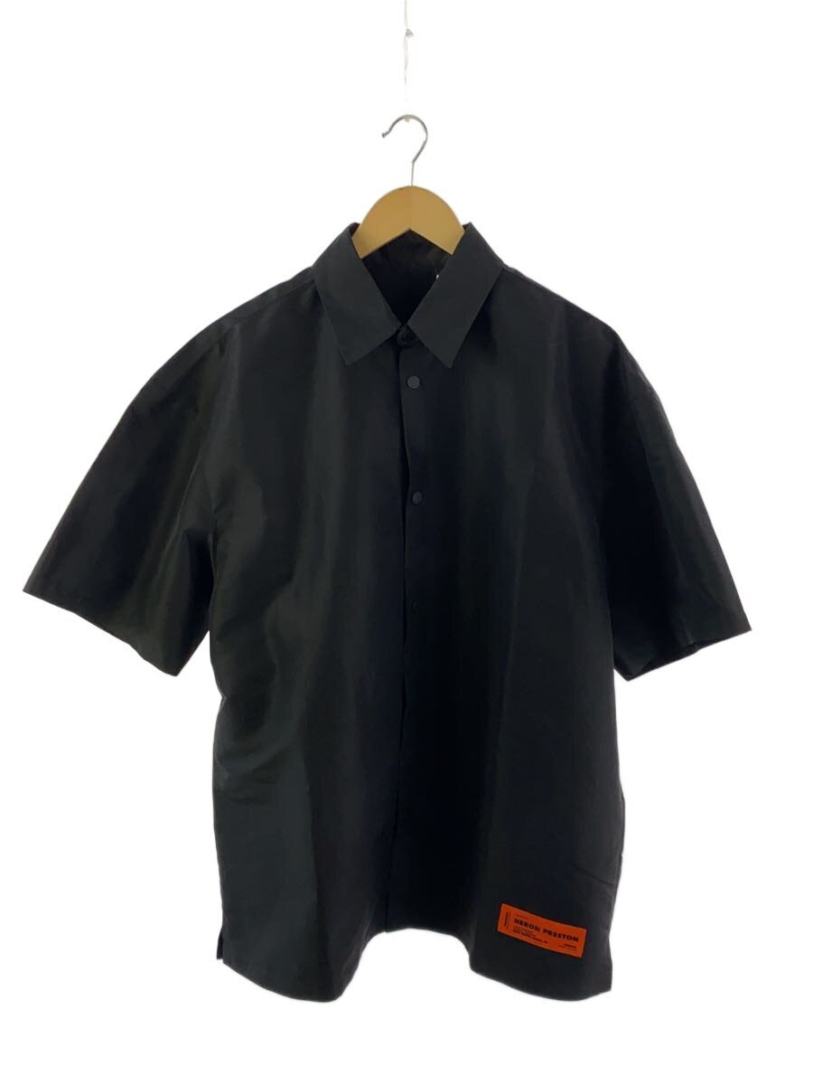 【中古】HERON PRESTON◆半袖シャツ/M/ポリエステル/BLK/無地/HMGA027S22FAB001【メンズウェア】｜2ｎｄ STREET 店