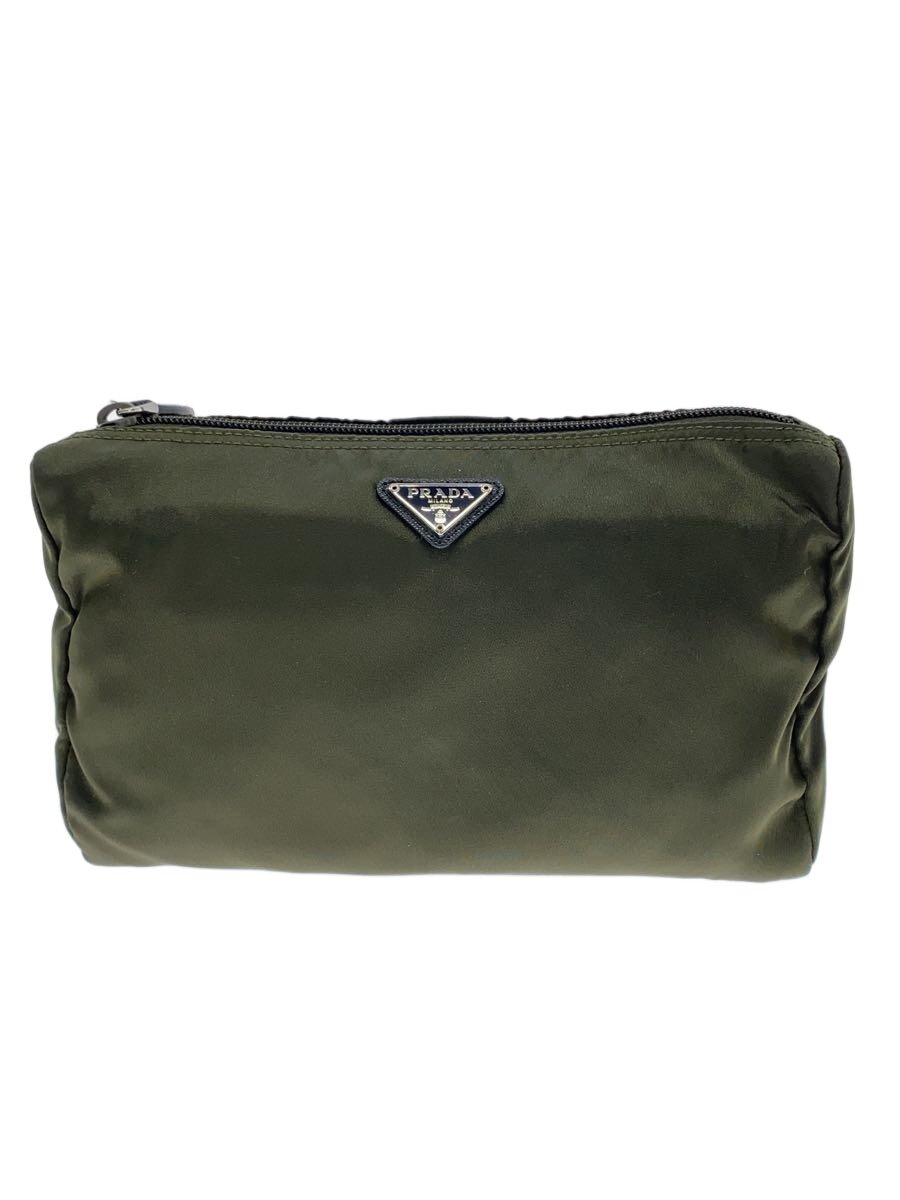 【中古】PRADA◆合切袋/ナイロン/GRN/1NA012【御徒面子】