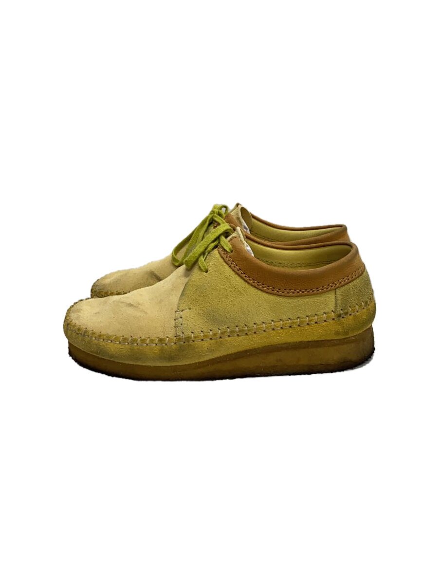 【中古】Clarks◆WEAVER/シューズ/UK8/BEG/スウェード/26160321【シューズ】