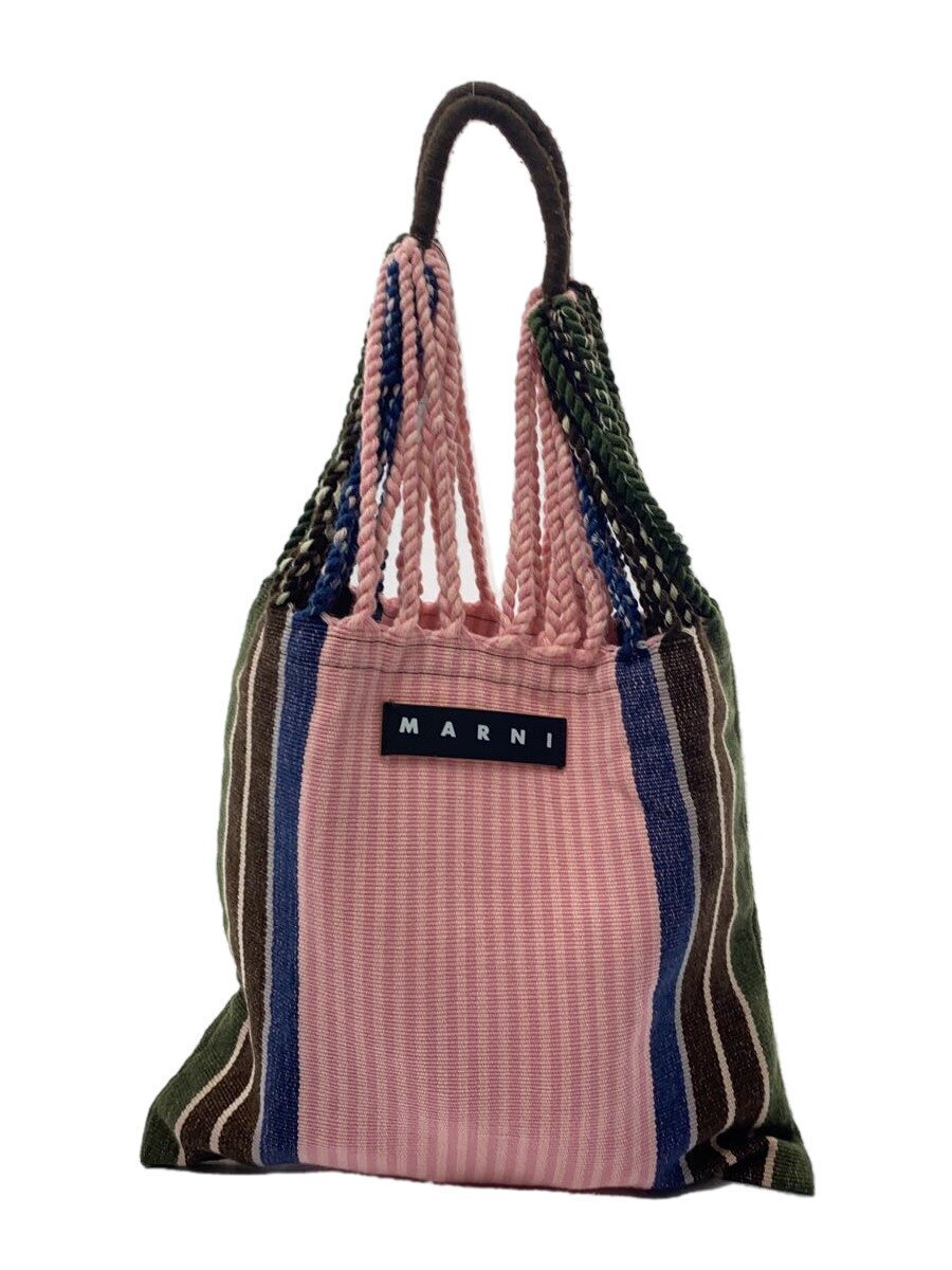 【中古】MARNI◆御徒面子/--/マルチ色つや/縞模様【御徒面子】