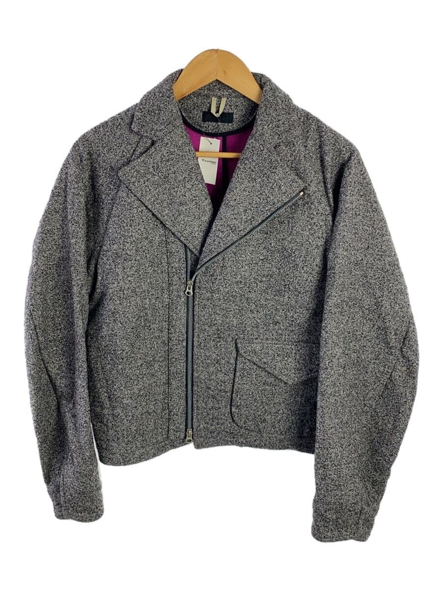 【中古】CLASS◆ダブルライダースジャケット/--/ウール/GRY//【メンズウェア】｜2ｎｄ STREET 店