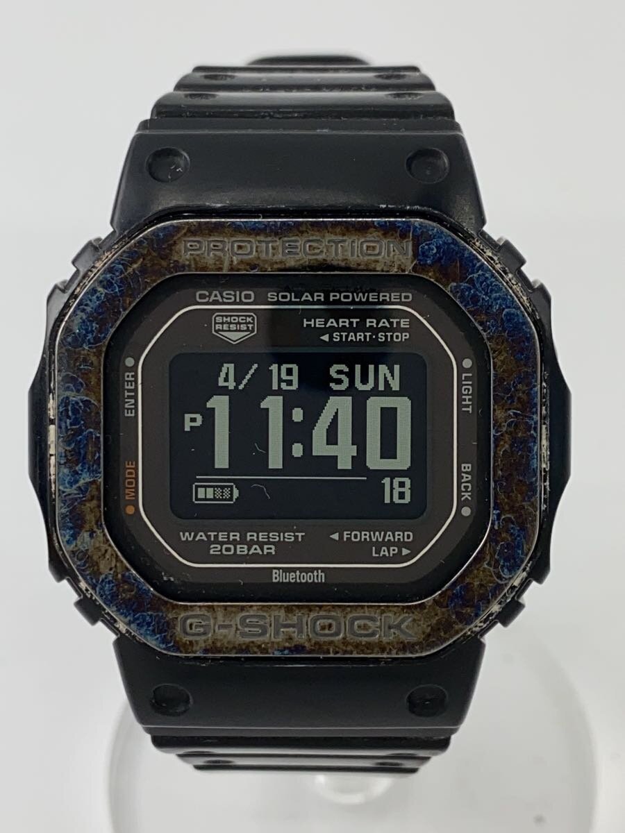 【中古】CASIO◆ソーラーウオッチ_G-SHOCK/デジタル/天然ゴム【服飾雑貨他】