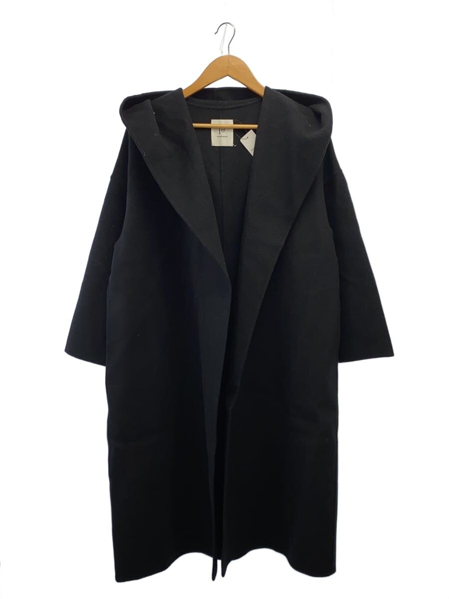 【中古】1er Arrondissement◆厚地の外套/--/羊毛/BLK/無地/B1004AFC035【レディース御召しもの】