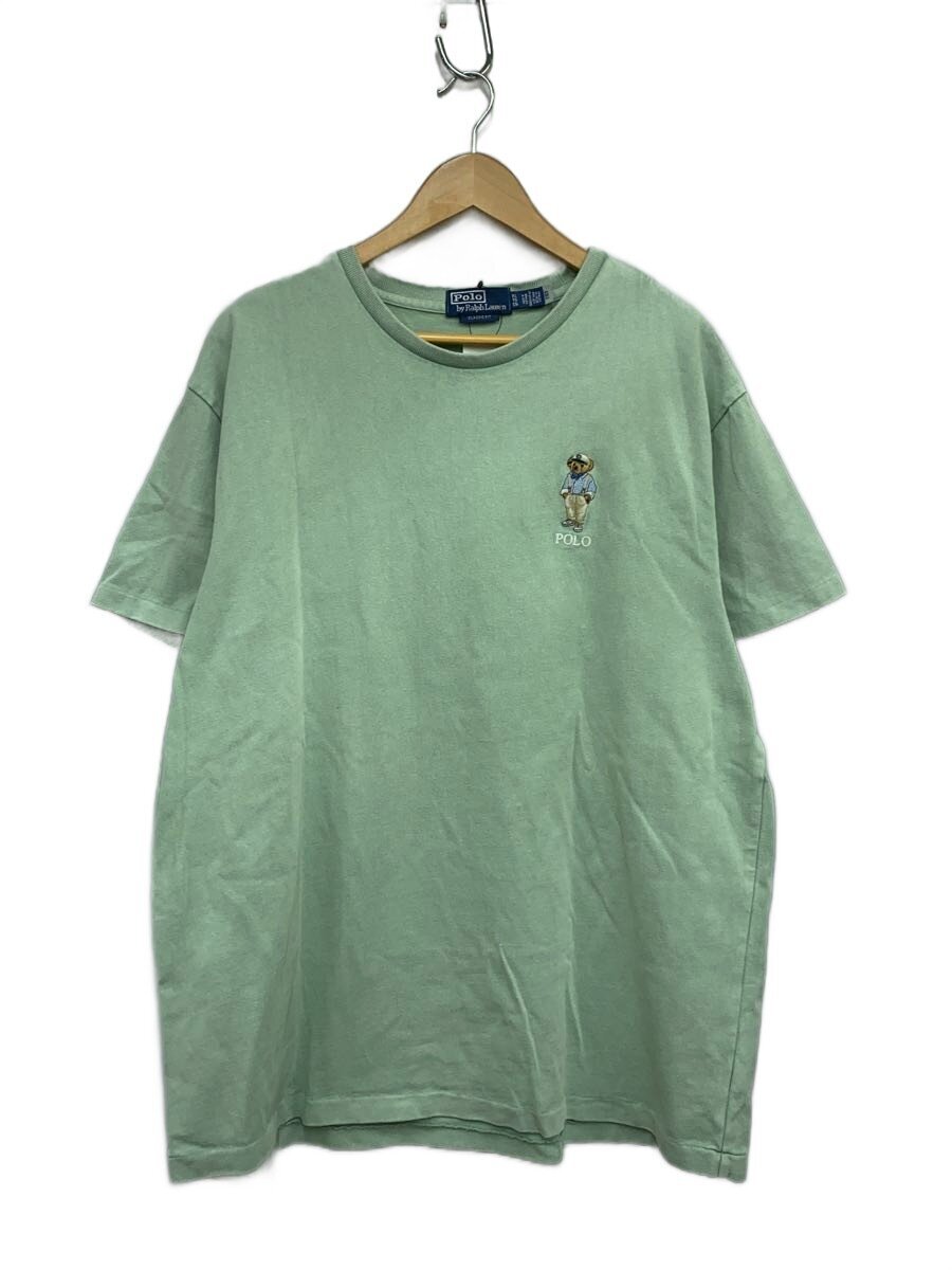 【中古】POLO RALPH LAUREN◆CLASSIC FIT/ポロベア/プルオーバー/XL/綿織物/GRN/無地//【メンズウェア】
