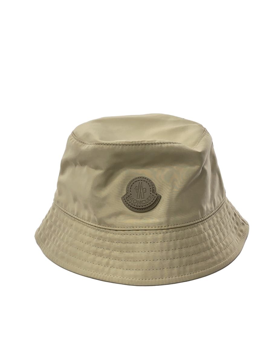 【中古】MONCLER◆ハット/M/ポリエステル/クリーム/無地/メンズ/J20913B00024【服飾雑貨他】|2nd STREET 店