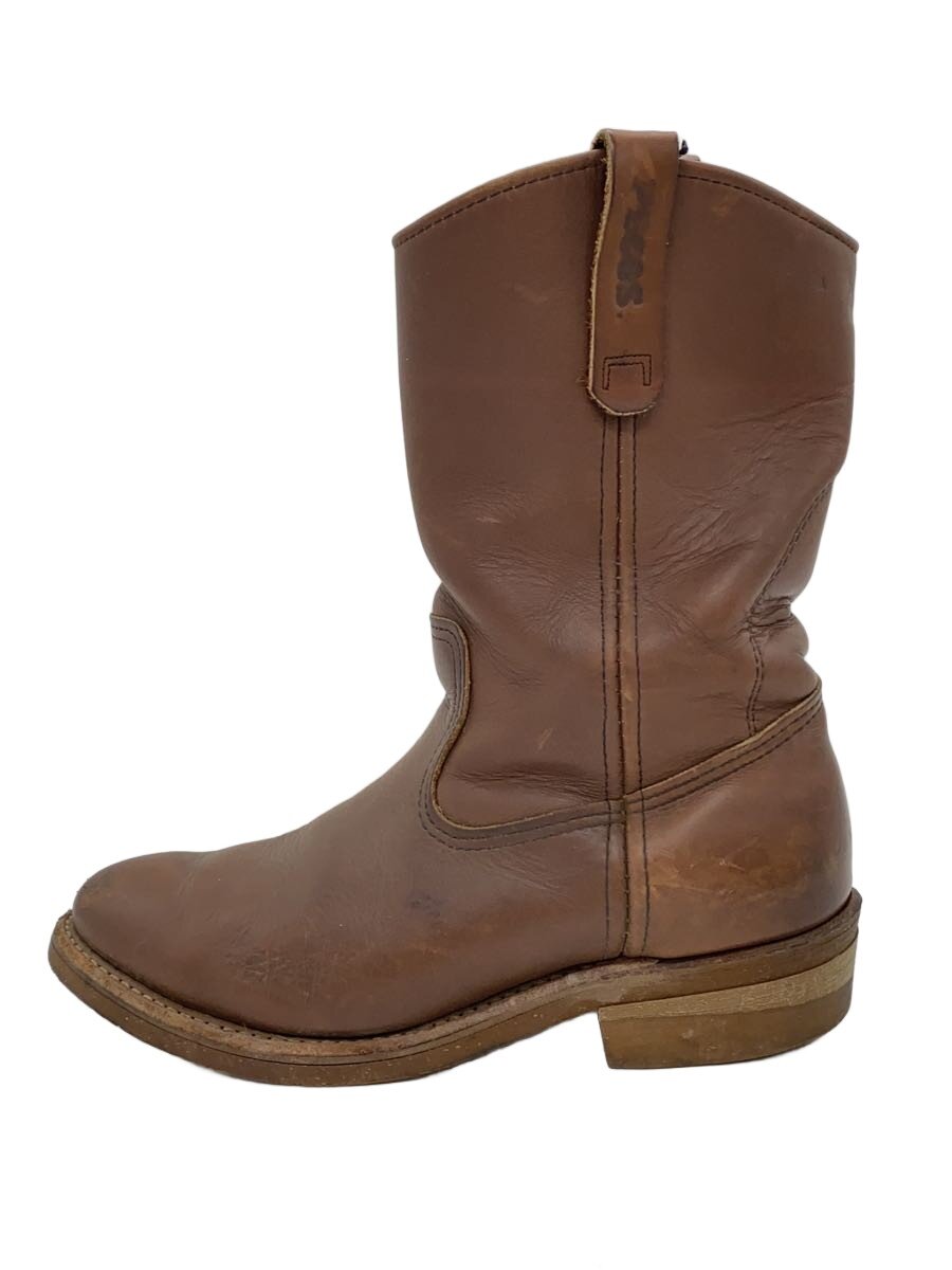 【中古】RED WING◆ペコスブーツ・ペコス/--/BRW【シューズ】