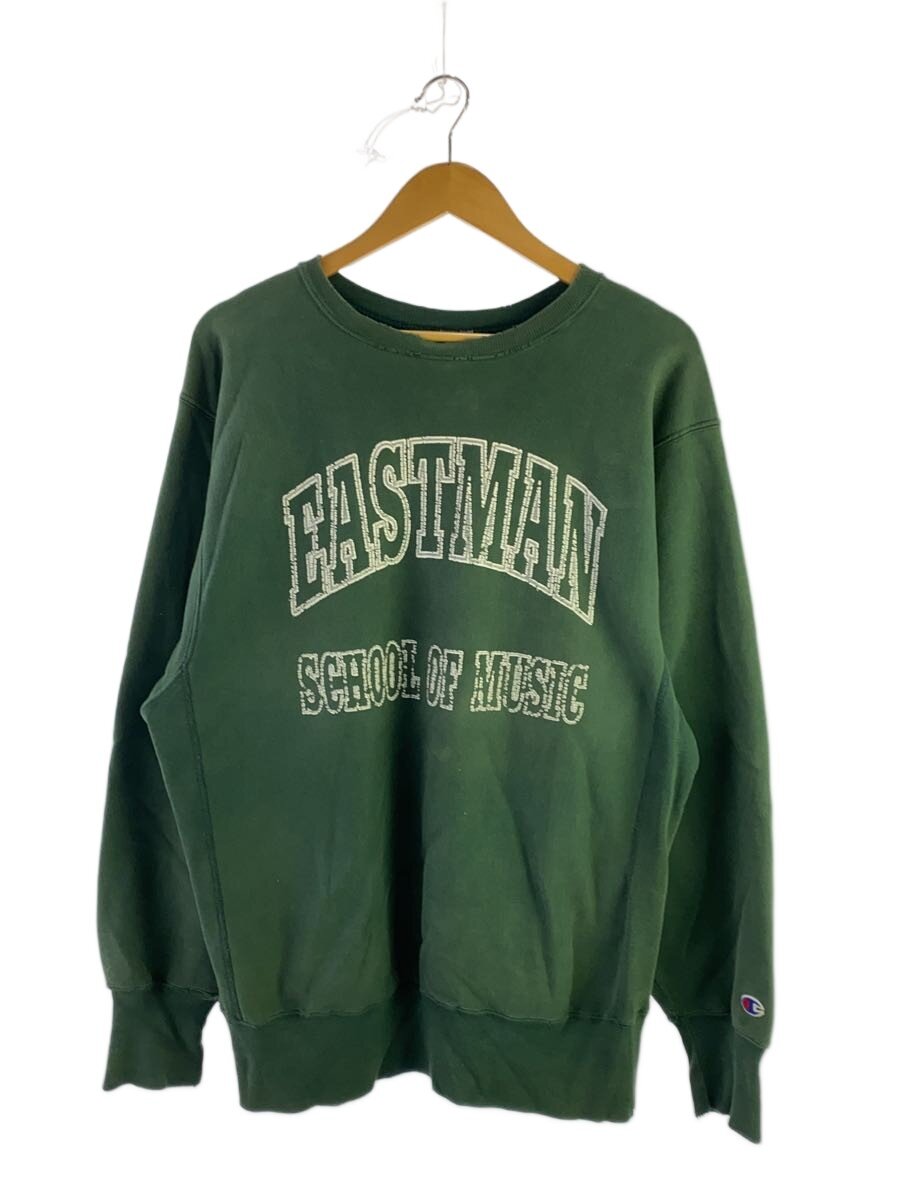 【中古】Champion◆刺しゅう曳き船/汗水/XL/綿織物/GRN/無地//【メンズウェア】