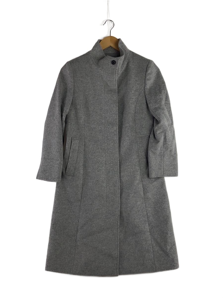 【中古】23区◆厚地の外套/30/羊毛/GRY/無地【レディース御召しもの】