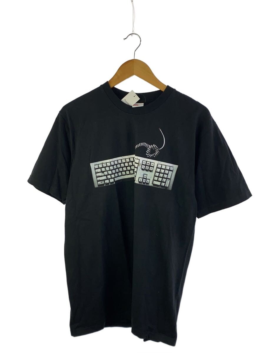 【中古】Supreme◆19SS/Keyboard Tee/M/綿織物/BLK/刷り上げる//【メンズウェア】
