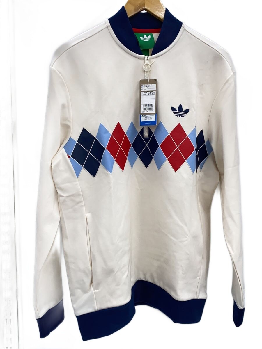 【中古】adidas◆カットソー/M/ポリエステル/CRM/JH3871【メンズウェア】
