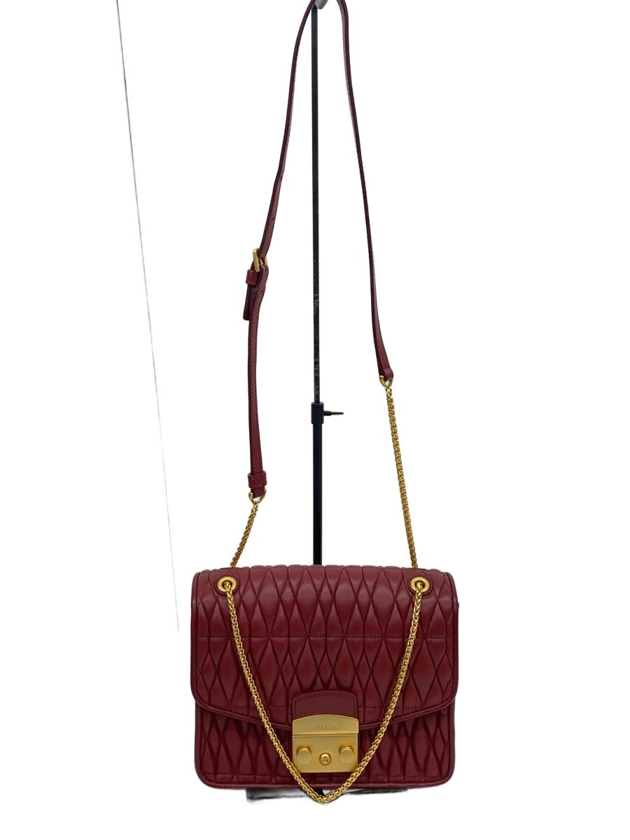 【中古】FURLA◆ショルダーバッグ/レザー/BRD/無地【バッグ】|2nd STREET 店