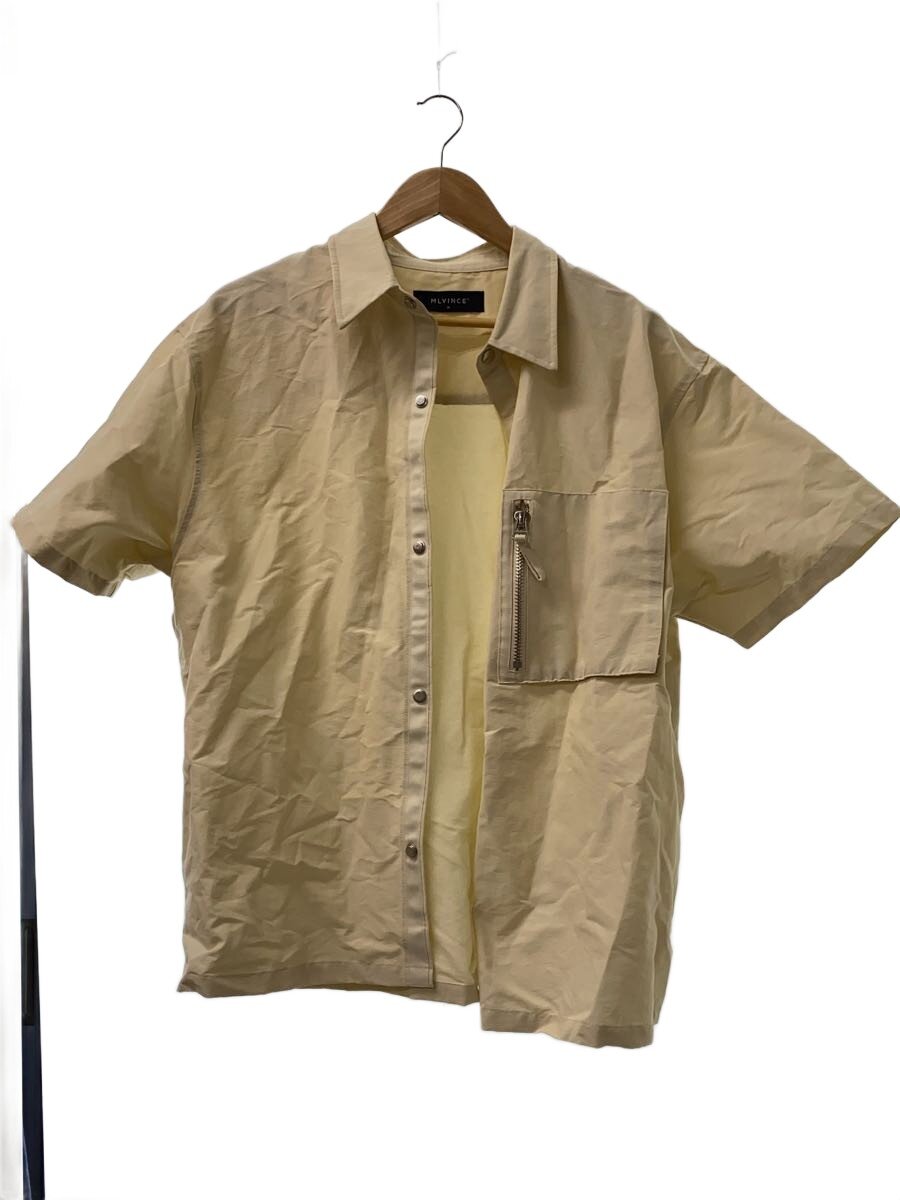【中古】MLVINCE◆半袖プルオーバー/XL/ポリエステル/WHT【メンズウェア】