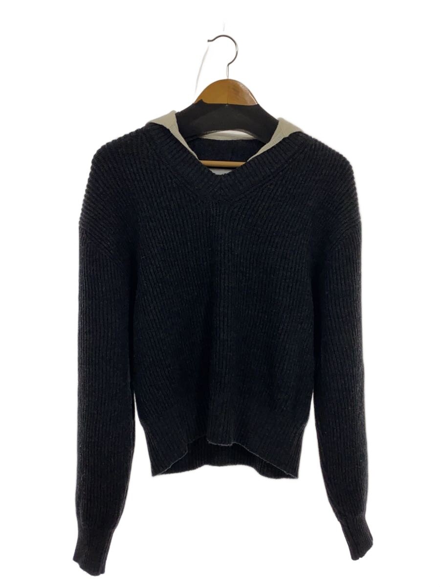 【中古】JOHN MASON SMITH◆ニット・セーター(厚手)/38/ウール/GRY/無地/24WKN-562L【レディースウェア】|2nd STREET 店