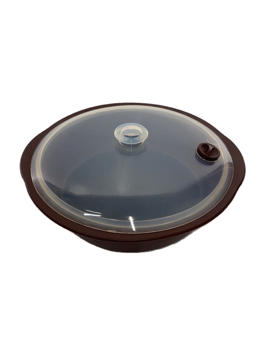 【中古】調理器具その他/容量:1L/サイズ:24cm/ブラウン/IH対応シリコンスチーマー【キッチン用品】