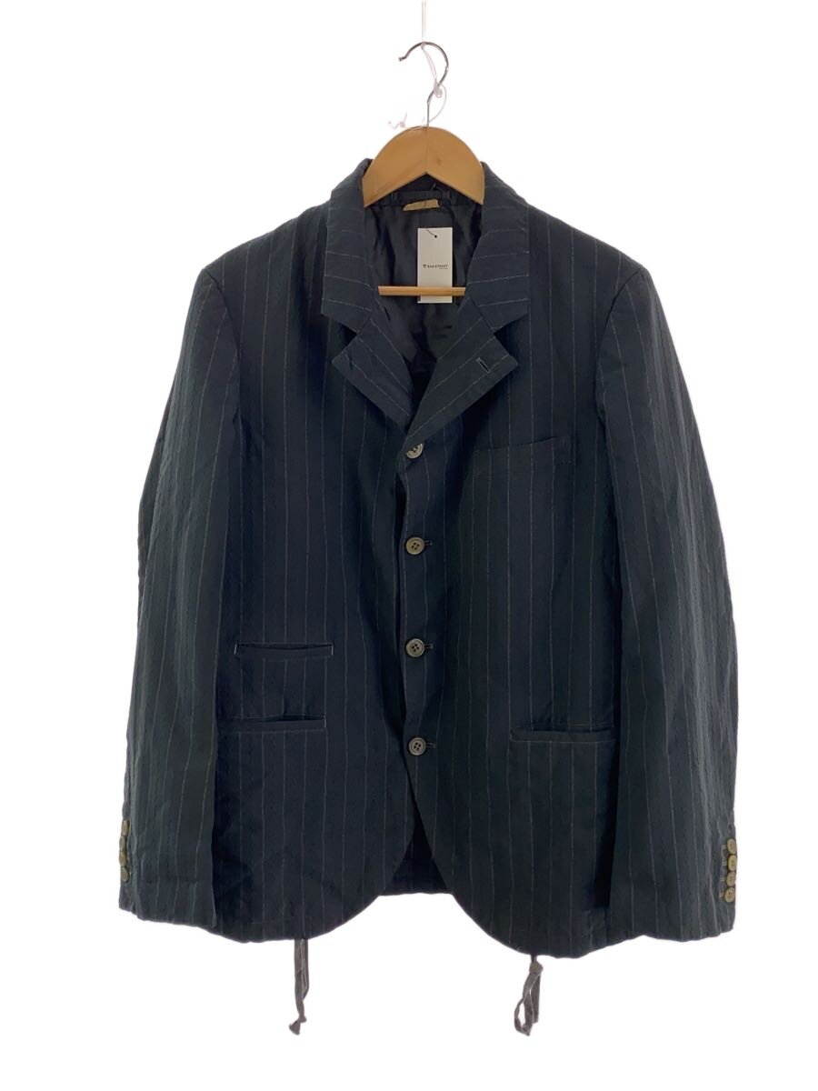 【中古】COMME des GARCONS HOMME DEUX◆テーラードジャケット/M/ポリエステル/BLK/DE-J034/? NULL ?【メンズウェア】
