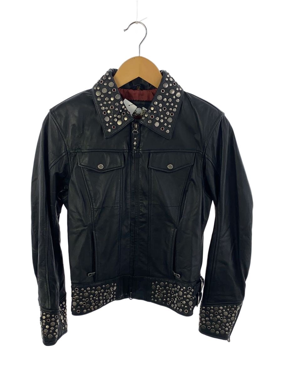 【中古】HARLEY DAVIDSON◆レザージャケット・ブルゾン/ROXY Blin/XS/レザー/BLK/97036-05VW【メンズウェア】|2nd STREET 店