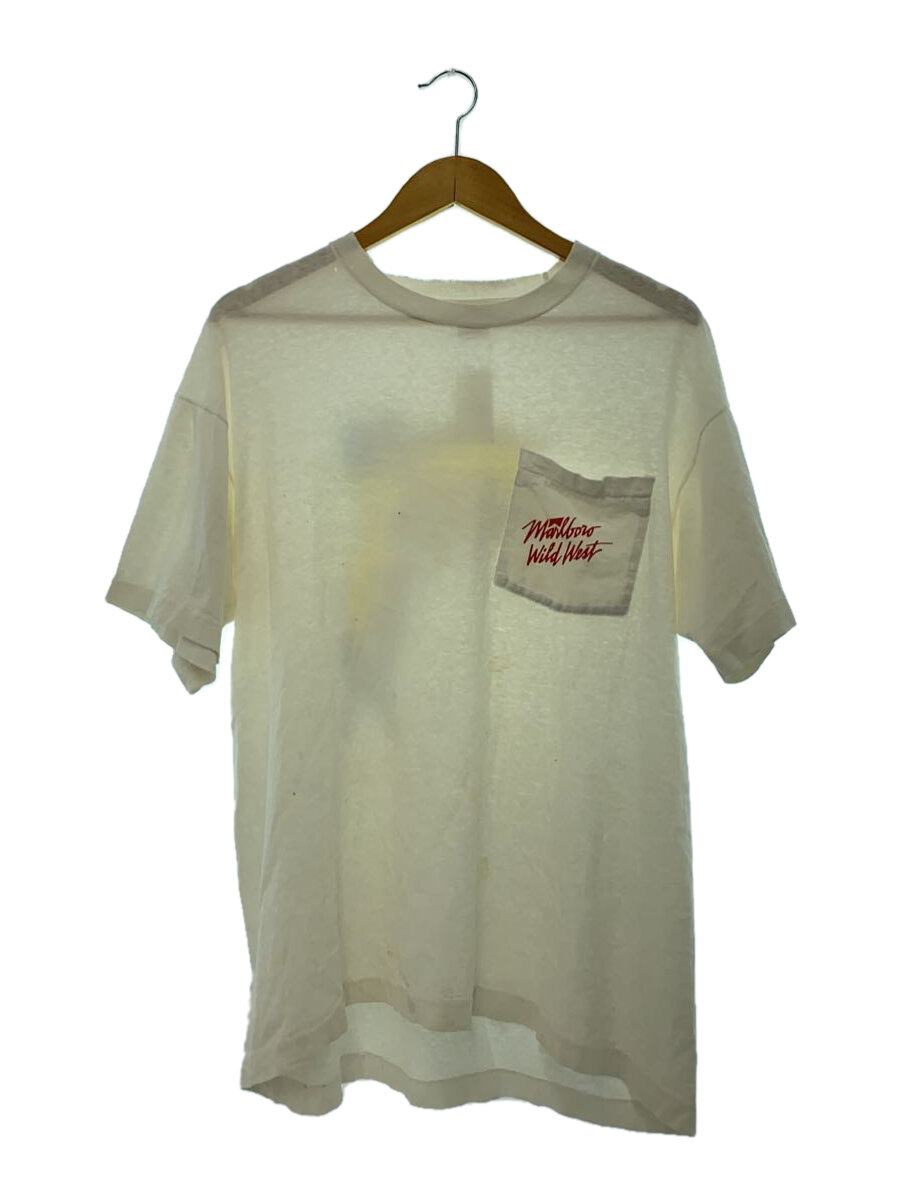 【中古】FRUIT OF THE LOOM◆Marlboro/牛飼い/ティーシャツ/XL/綿織物/WHT/90s//【メンズウェア】