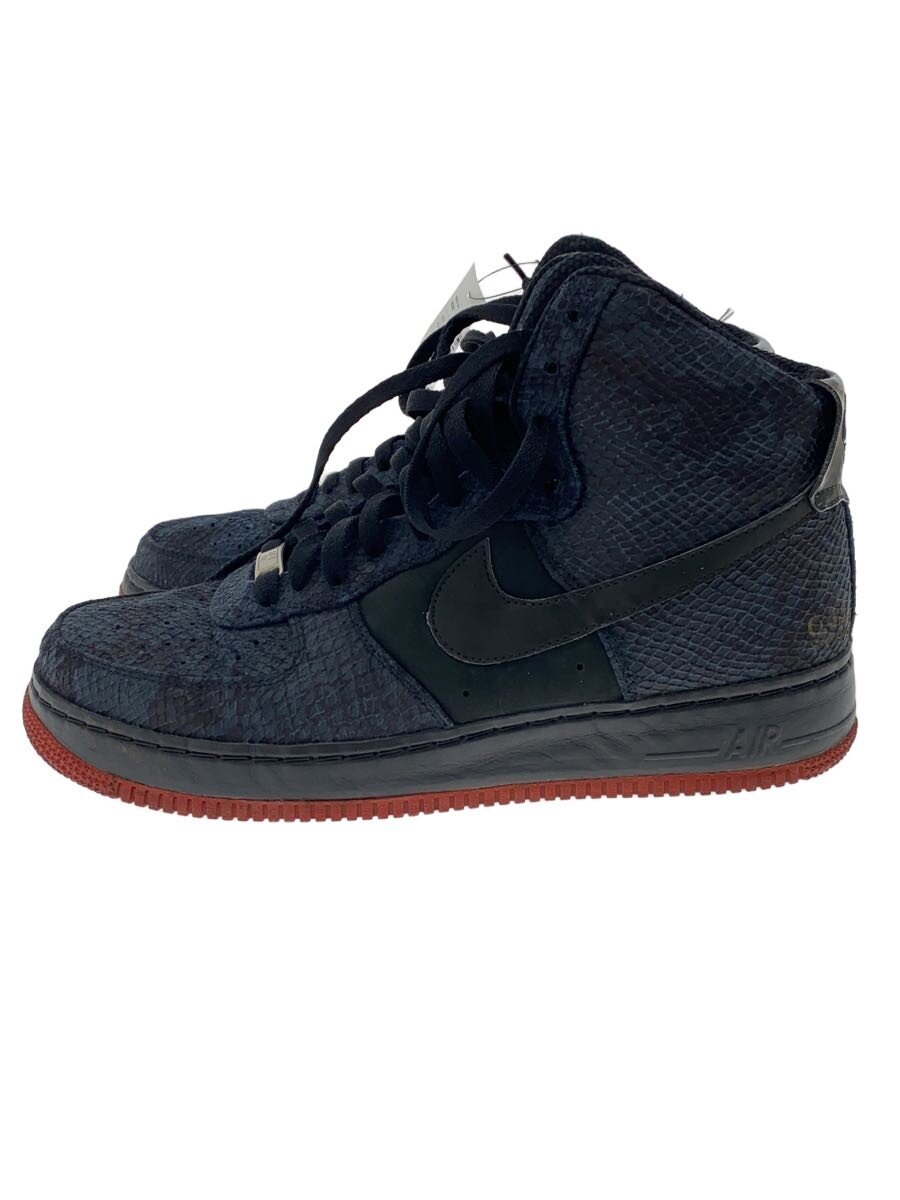 【中古】NIKE◆AIR FORCE 1 HI SUPREME LE/エアフォースハイサプリーム/黒いこと/375379-001/29【シューズ】
