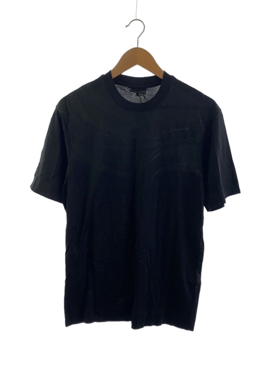 【中古】EMPORIO ARMANI◆プルオーバー/S/--/BLK/EM001023【メンズウェア】