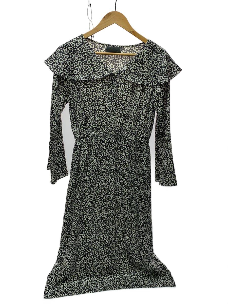 【中古】NOBLE◆長袖衣装/--/ポリエステル/BLK/花柄/18-040-240-5000-3-0【レディース御召しもの】