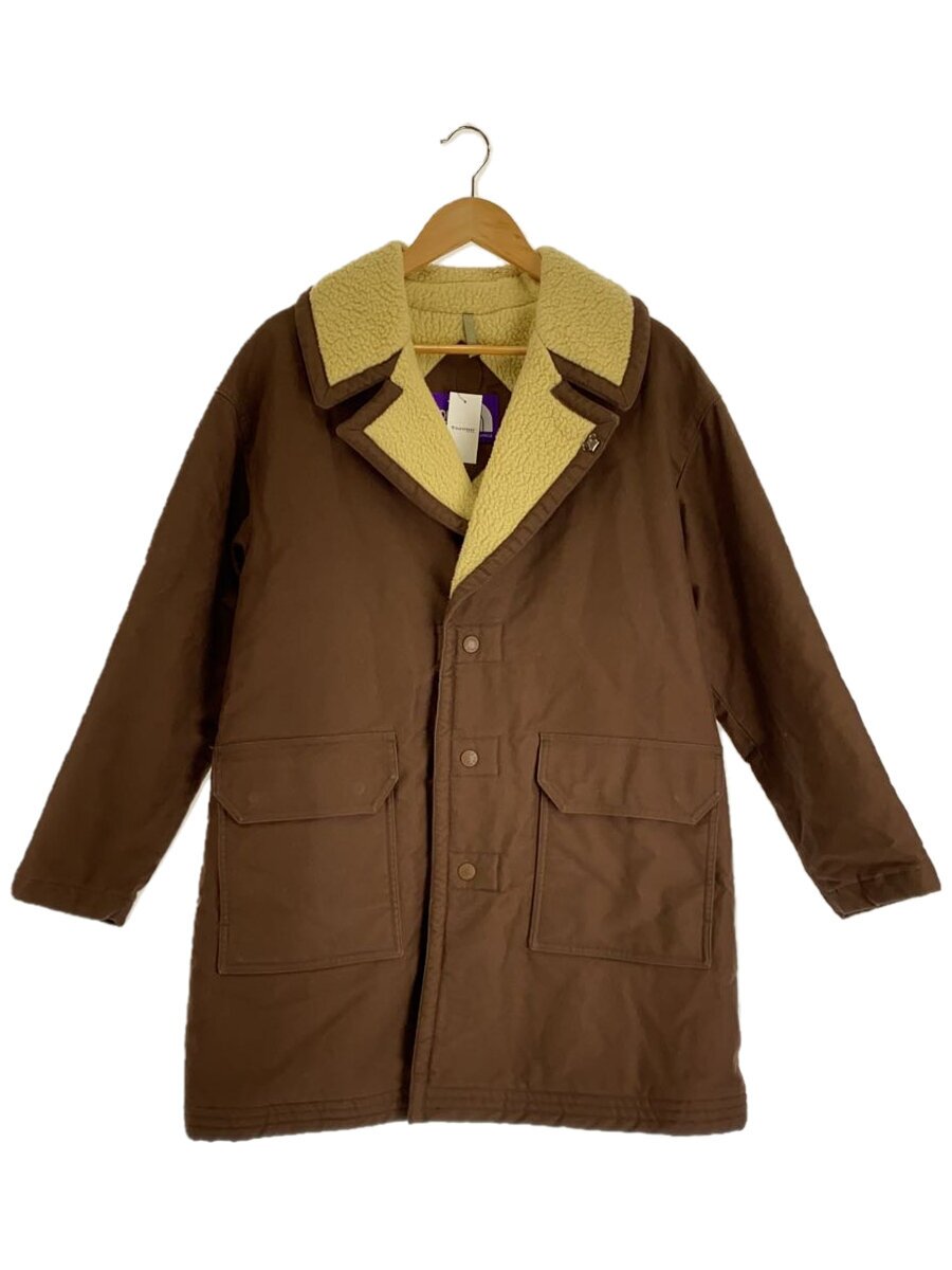 【中古】THE NORTH FACE PURPLE LABEL◆COTTON MOLESKIN FIELD COAT_コットンモールスキン/--/綿織物/BRW/無地//【レディース御召しもの】