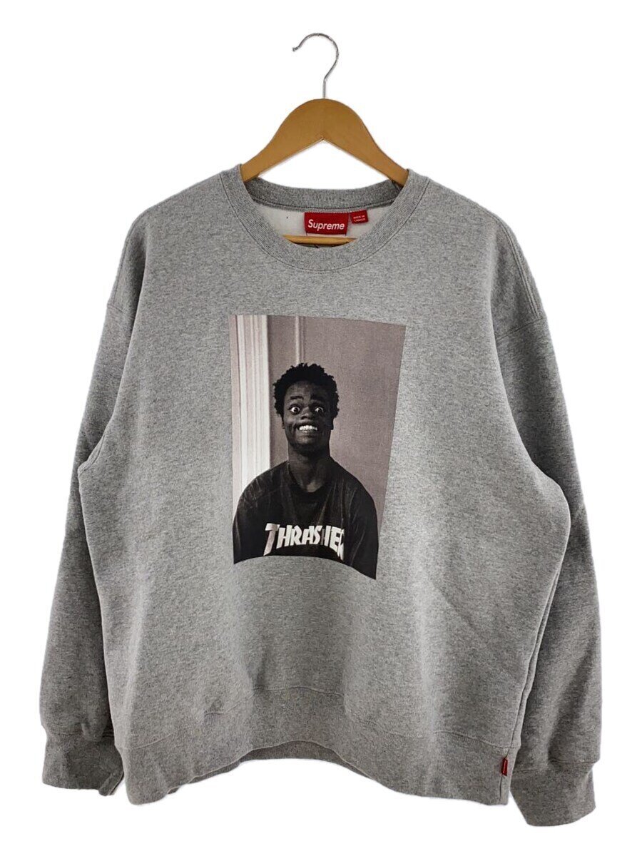 【中古】Supreme◆汗水/L/綿織物/GRY【メンズウェア】