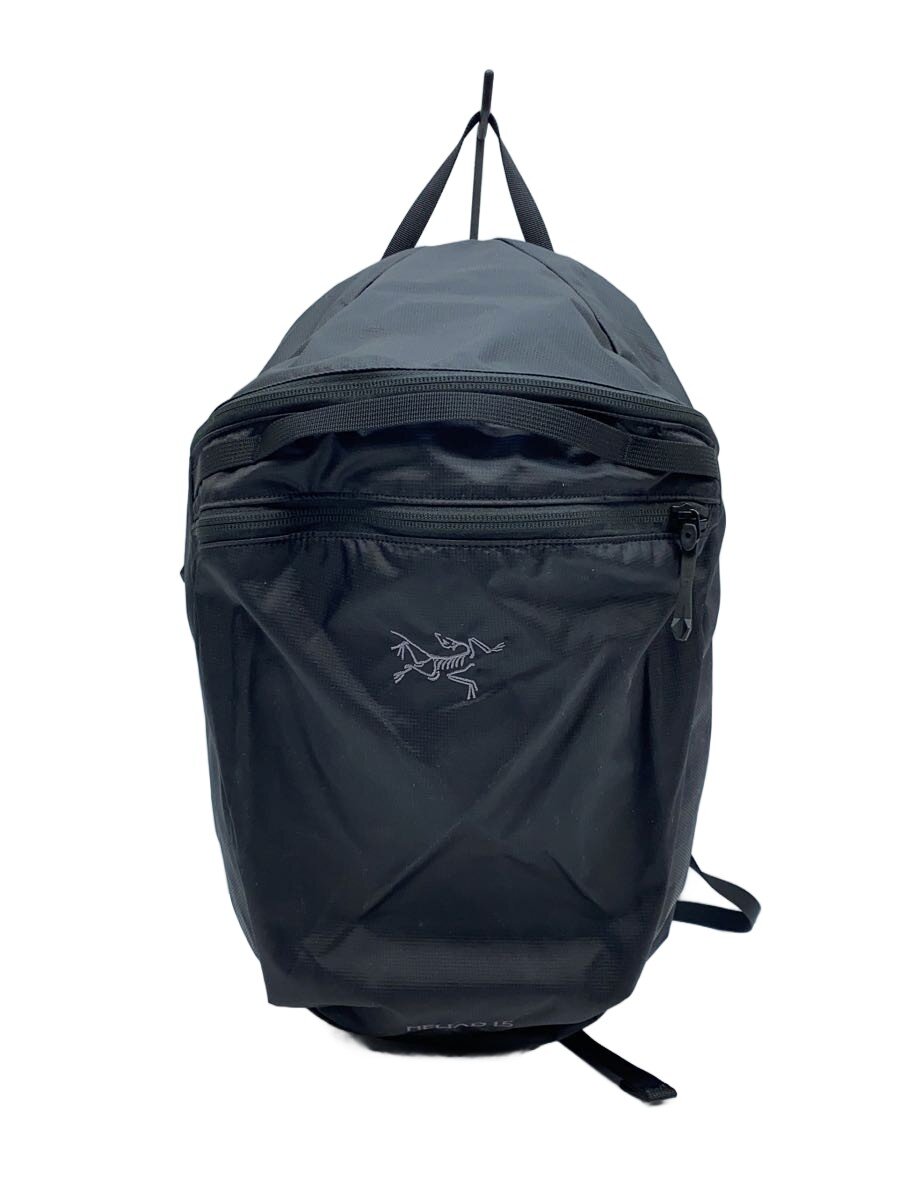 【中古】ARC’TERYX◆HELIAD 15 BACKPAC/背嚢/うしろ側容器に並べる/ナイロン/BLK/無地/X000009829【御徒面子】