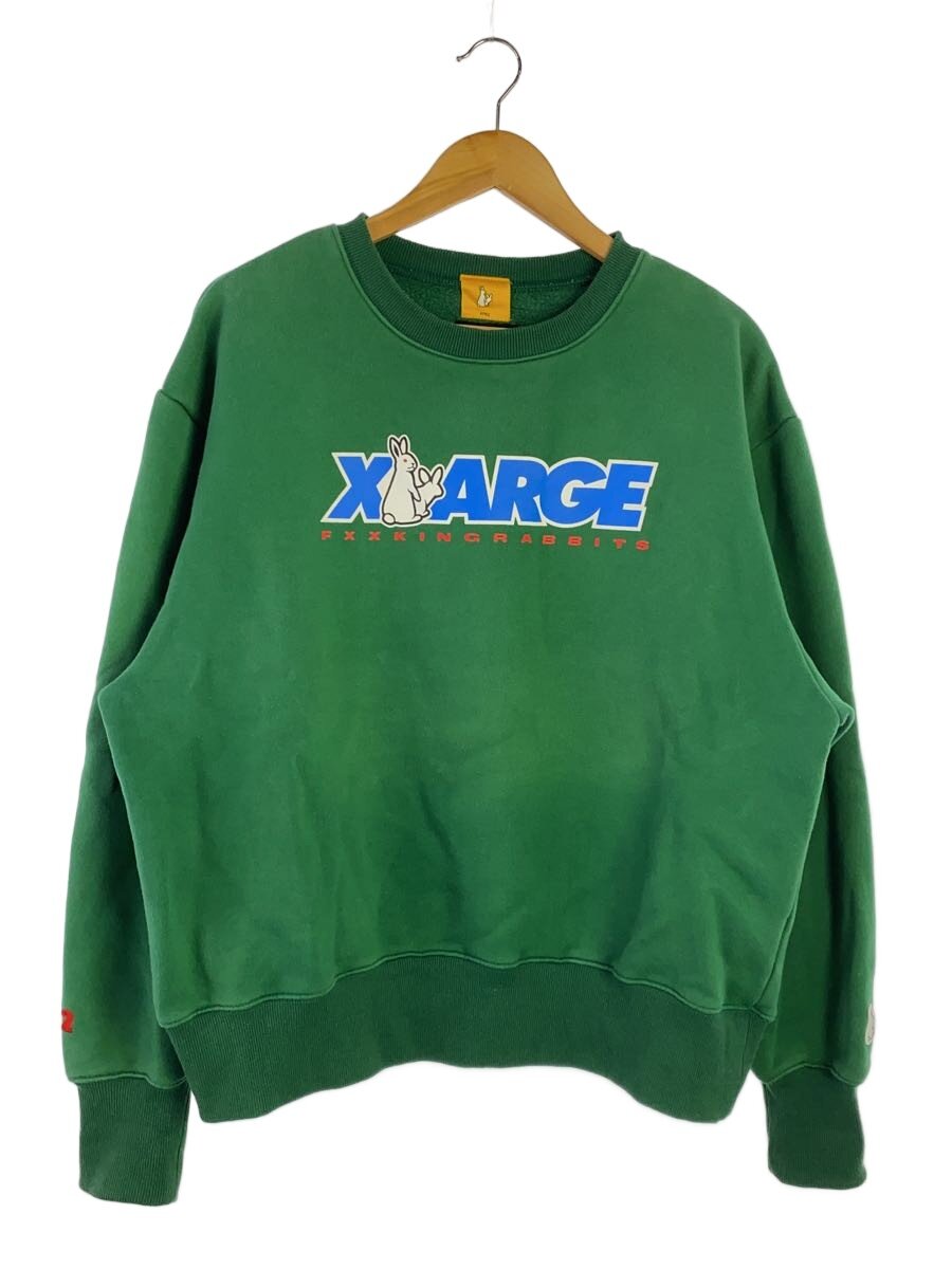 【中古】X-LARGE◆汗水/L/綿織物/GRN/FRC1273//【メンズウェア】