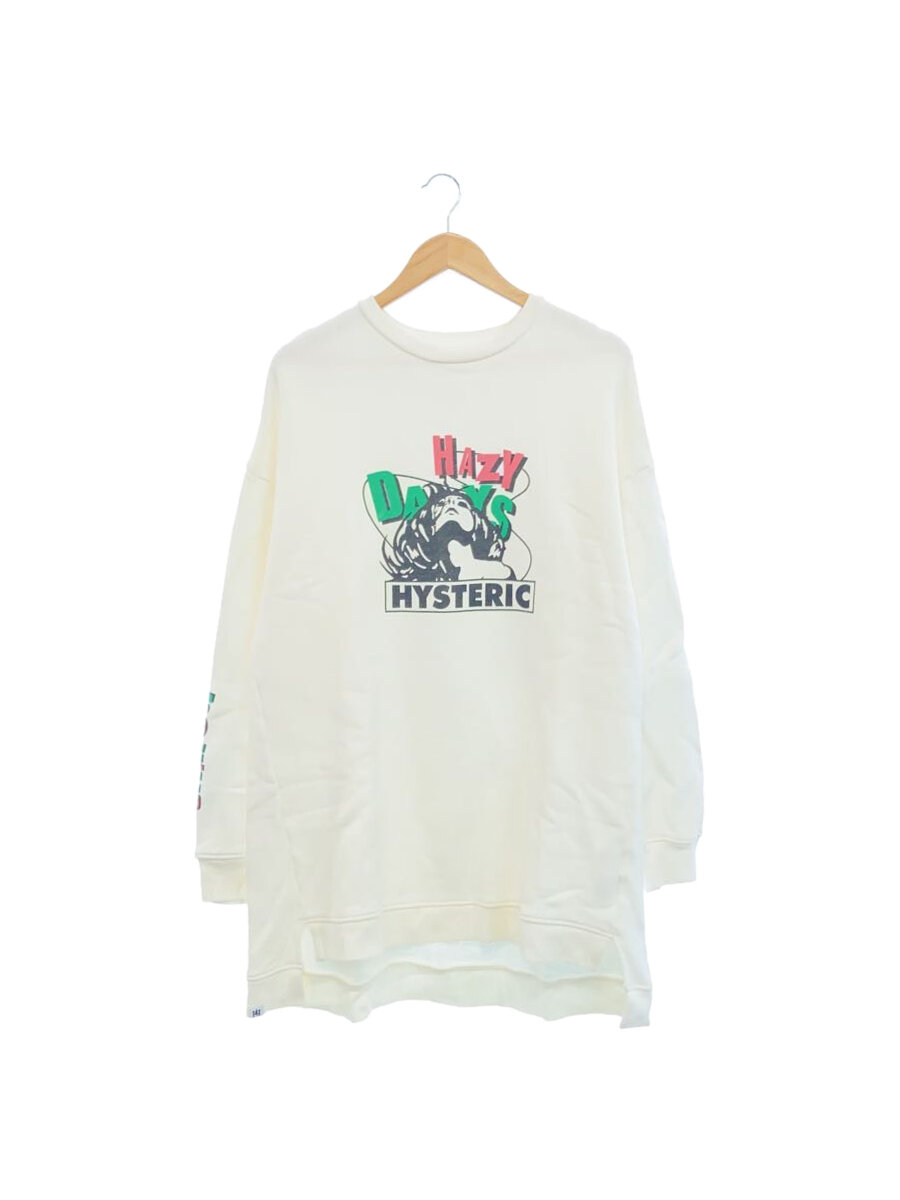 【中古】HYSTERIC GLAMOUR◆長袖衣装/FREE/綿織物/白いこと/無地/01183CO06【レディース御召しもの】