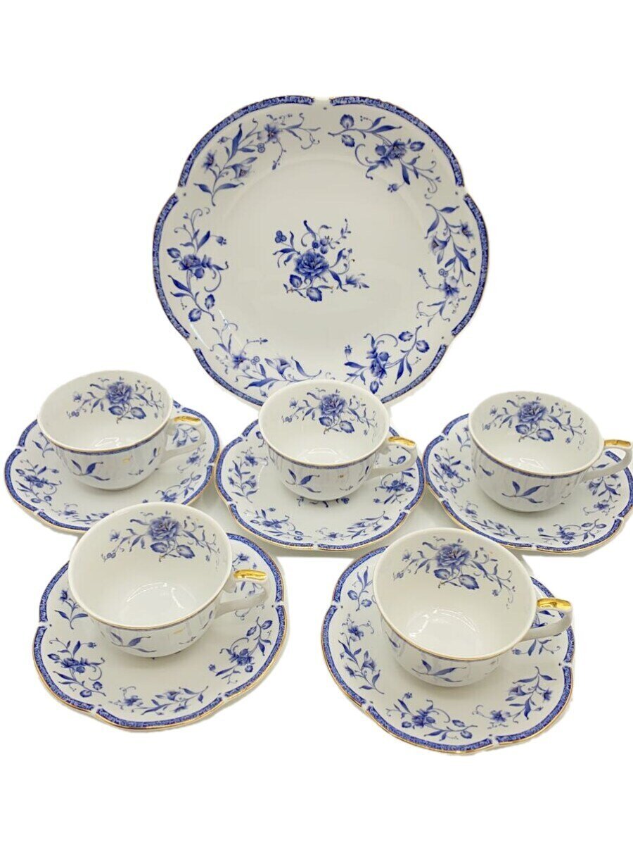 【中古】NARUMI◆カップ&ソーサー/プレート/11点セット/WHT【キッチン用品】