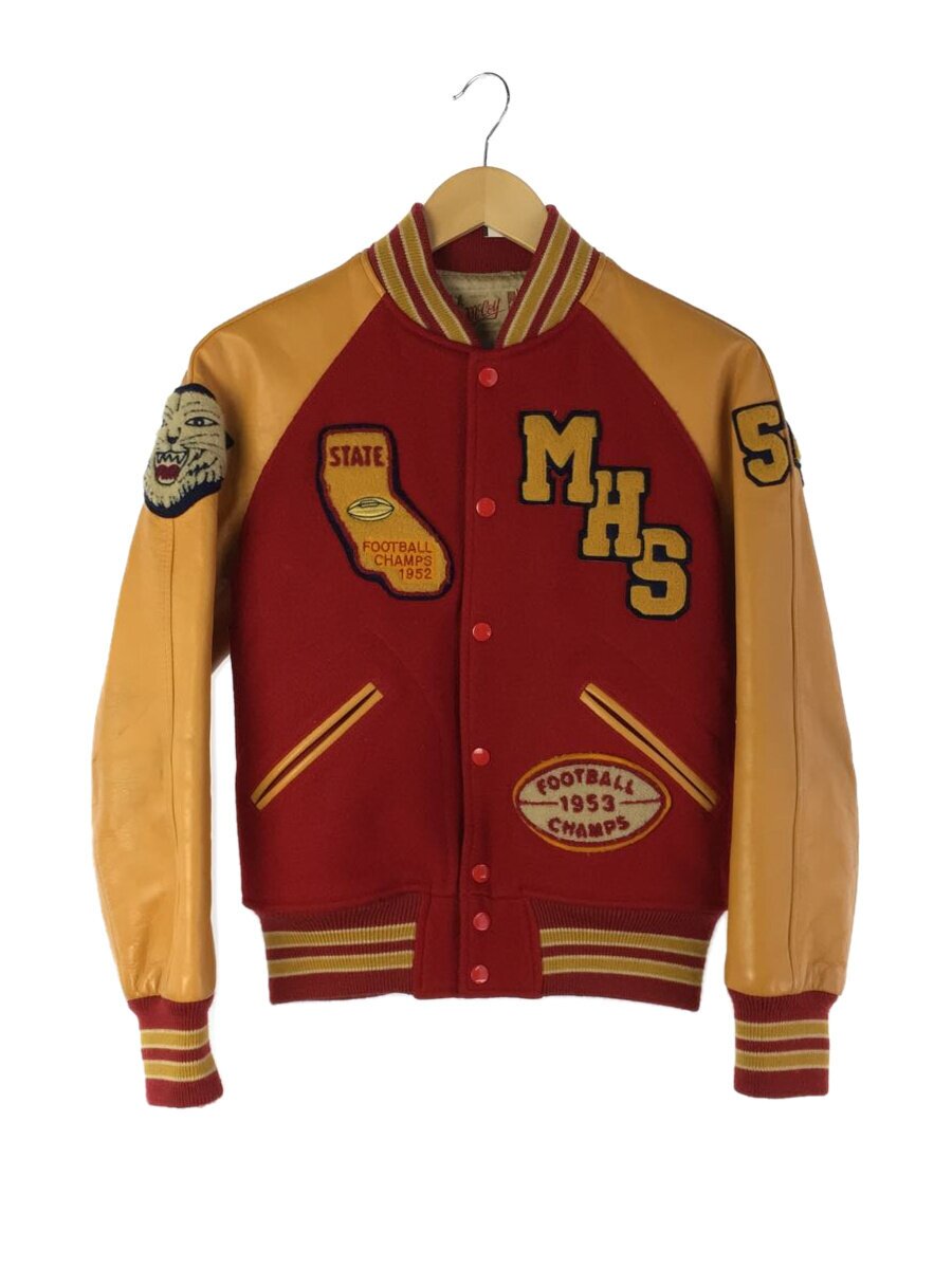 【中古】McCOY◆旧マッコイ/50S RAGLAN SLEEVE MAYWOOD WILDCATS FOOTBALL/34/汚れ有//【メンズウェア】|2nd STREET 店