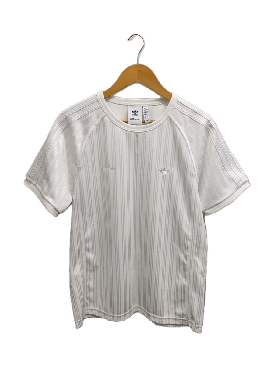 【中古】adidas◆Tシャツ/XL/ポリエステル/WHT/ストライプ/ip3093【メンズウェア】｜2ｎｄ STREET 店