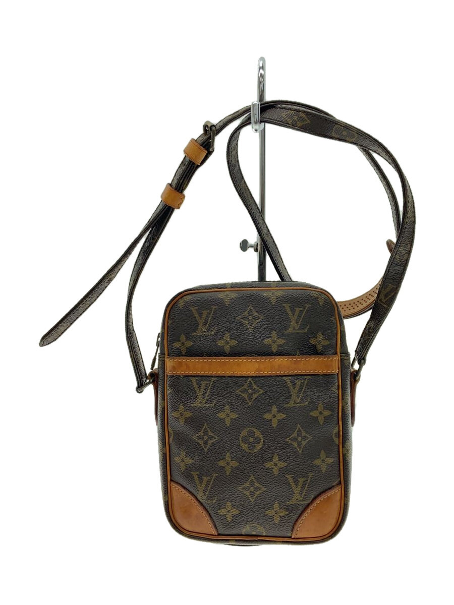 【中古】LOUIS VUITTON◆2)ダヌーブ_モノグラム・帆布_BRW/PVC/BRW【御徒面子】