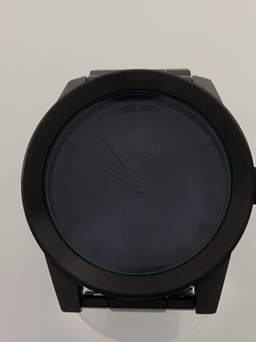 【中古】NIXON◆石英ウオッチ/アナログ/BLK/BLK/NA346001-00【服飾雑貨他】
