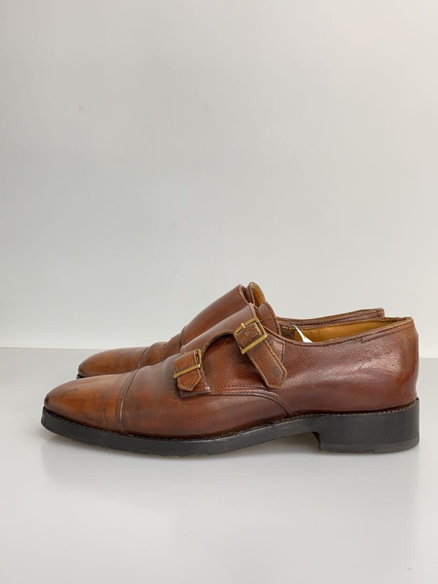 【中古】JOHN LOBB◆ダブルモンク/シューズ/--/BRW/なめし革//【シューズ】