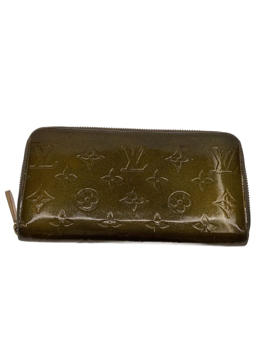 【中古】LOUIS VUITTON◆ジッピー・ウォレット_モノグラム・ヴェルニ/エナメル/BRW/レディース【服飾雑貨他】