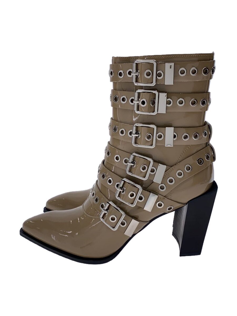 【中古】Jeffrey Campbell◆6連バックルベルトショートブーツ/スレ箇所有/ブーツ/39/BEG//【シューズ】|2nd STREET 店