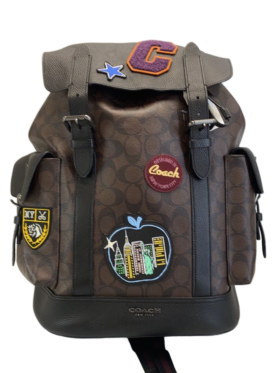 【中古】COACH◆リュック/レザー/BRW/総柄/C6633【バッグ】｜2ｎｄ STREET 店